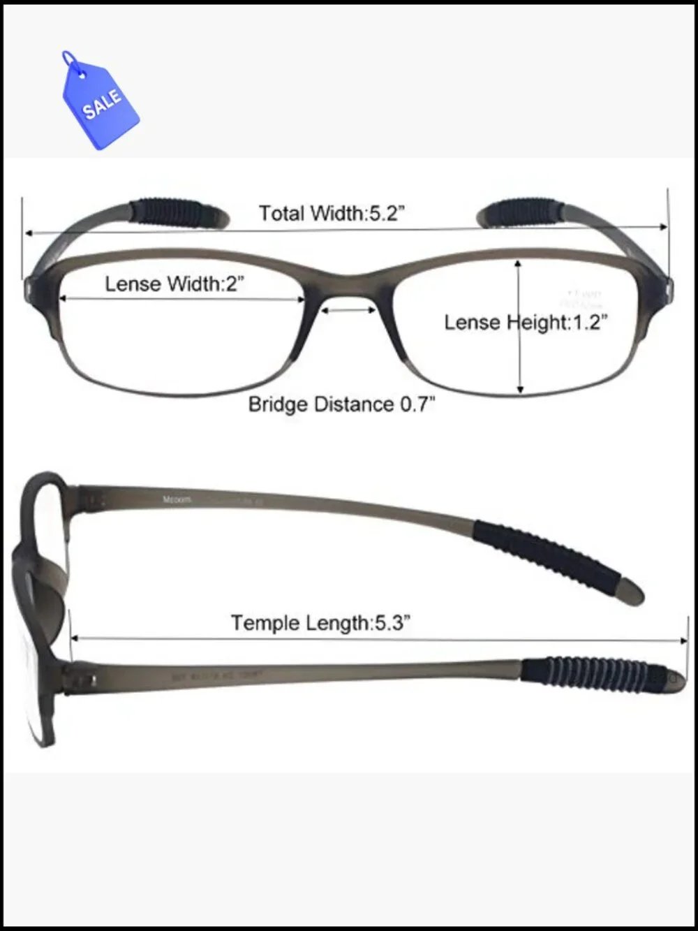 Blue Light Blocking Reading Glasses, UV Protection, Flexible & Lightweight